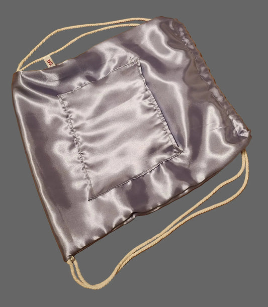 Bag for sport, swim or leisure with front pocket in lavender - YaKeSaYKS