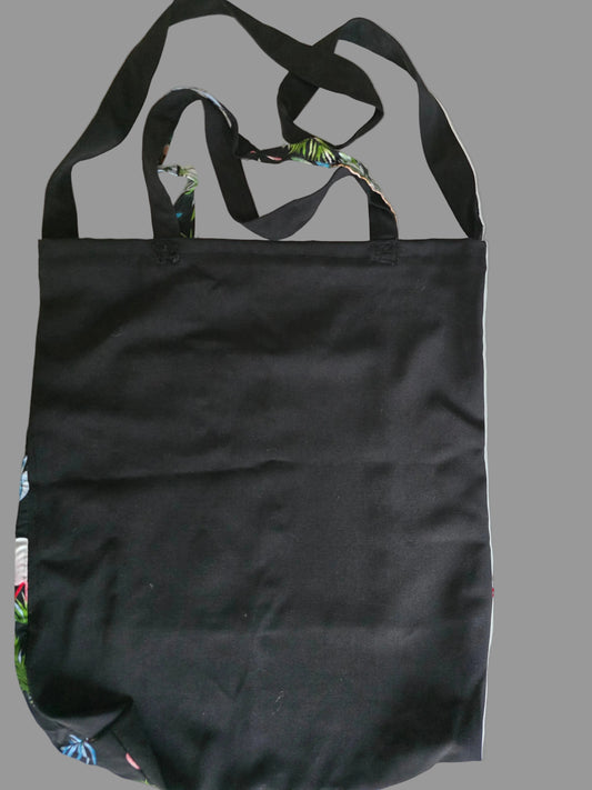 Modern bag with front pocket in mixed colors - YaKeSaYKS