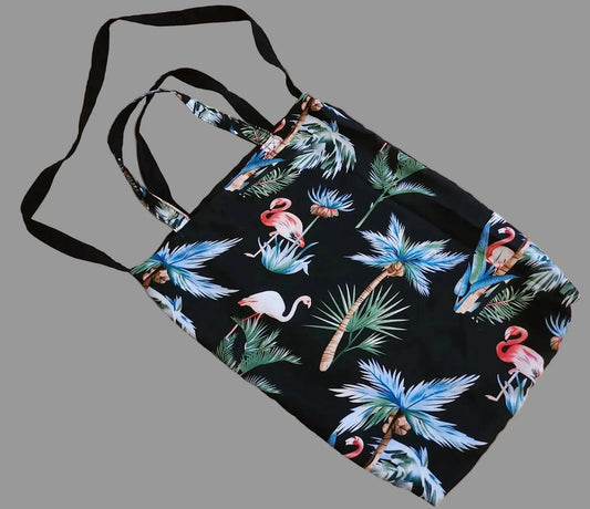 Modern bag with front pocket in mixed colors - YaKeSaYKS